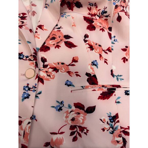 Lane Bryant Women’s Size 16 Floral The Bryant Structured Classic Blazer‎ Jacket - Picture 6 of 16